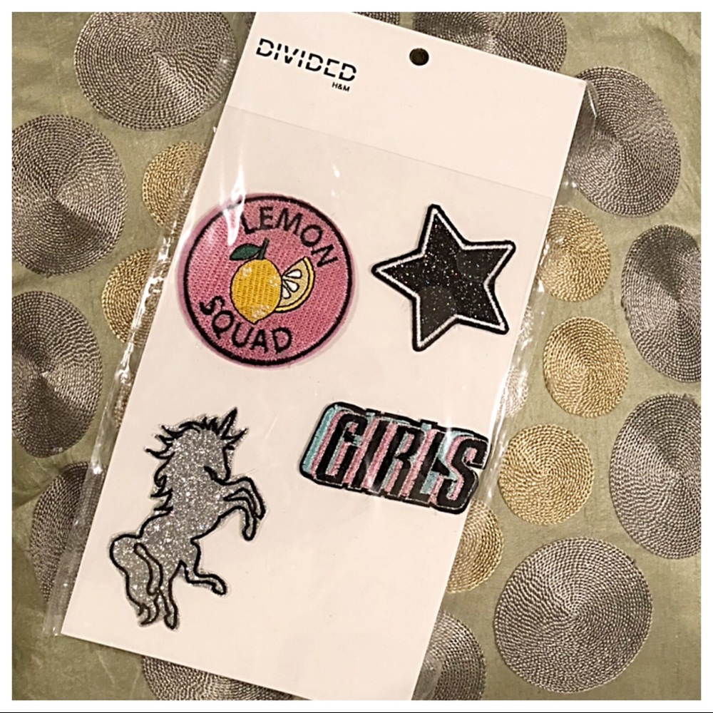 H&M | Iron-On Patch Set of 4